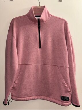 PINK Victoria's Secret Quarter-Zip Pullover Sweatshirt